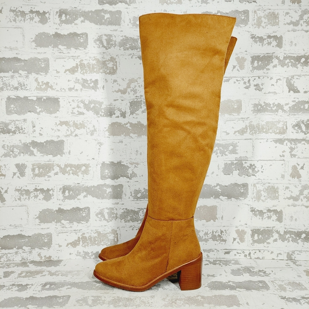 Seychelles Tan Over the Knee Boots
